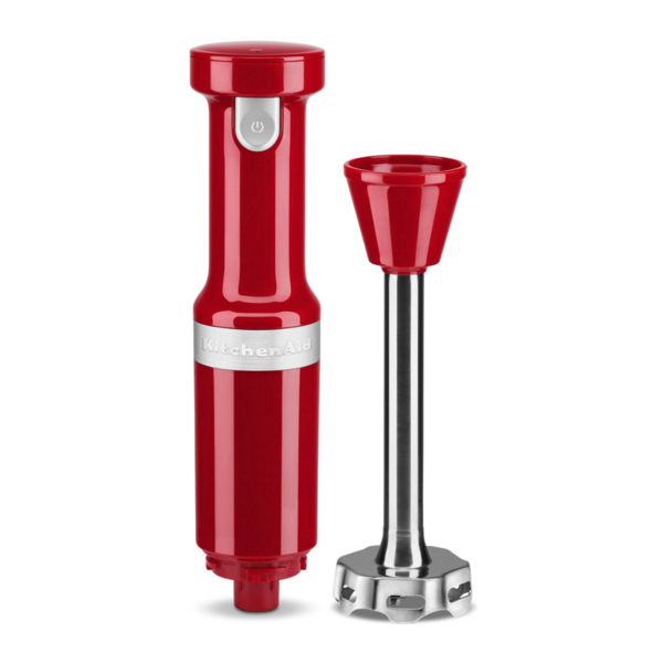 Kitchenaid® Variable Speed Cordless Hand Blender W/ Accessories, Red
