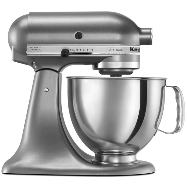 Kitchenaid® Artisan® Series 5-Quart Tilt-Head Stand Mixer, Contour Silver