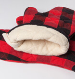 Now Designs Now Designs 13" Superior Buffalo Check Red Oven Mitt