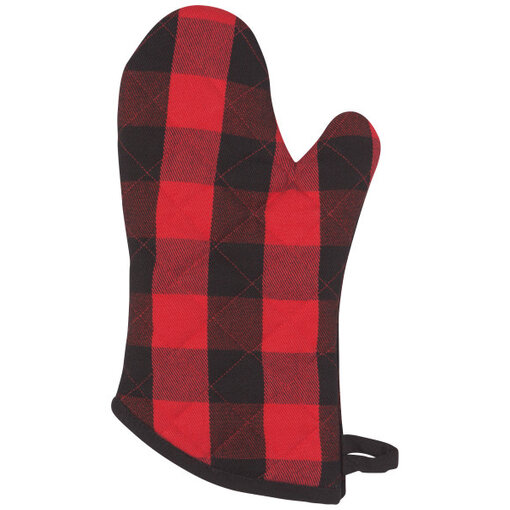 Now Designs Now Designs 13" Superior Buffalo Check Red Oven Mitt