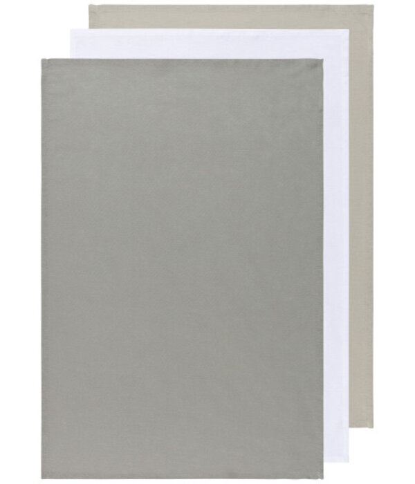 Now Designs Now Designs Gray White Moonstruck Floursack Dishtowels, Set of 3