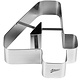 Ateco Large Number 4 Cake Cutter, 11" x 2"