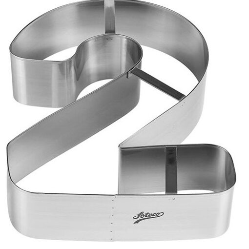 Ateco Ateco Large Number 2 Cake Cutter, 11" x 2"