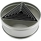 Ensemble de 6 emporte-pièces triangulaires de Ateco