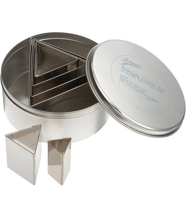 Ateco Ateco 6-Piece Stainless Steel Triangle Cutter Set