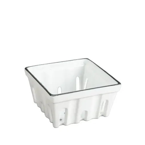 BIA Cordon Bleu BIA White Porcelain Berry Basket "Silhouette"