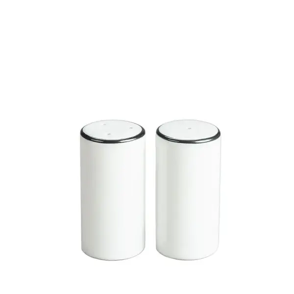 BIA "Silhouette" White Porcelain Salt & Pepper Shaker