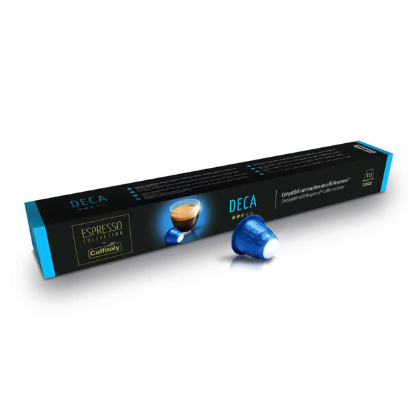 Capsules compatibles Nespresso "Décaféinées" pq/10 de Caffitaly