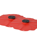 Charles Viancin Floral Poppy Drink Covers, Set of 2