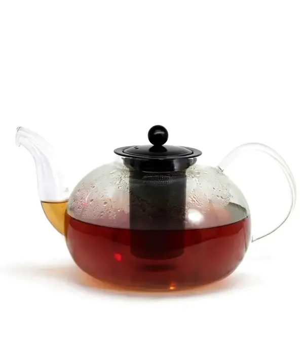 Ch'a Tea Théière en verre borosilicate avec infuseur, 1,5 L de Ch'a