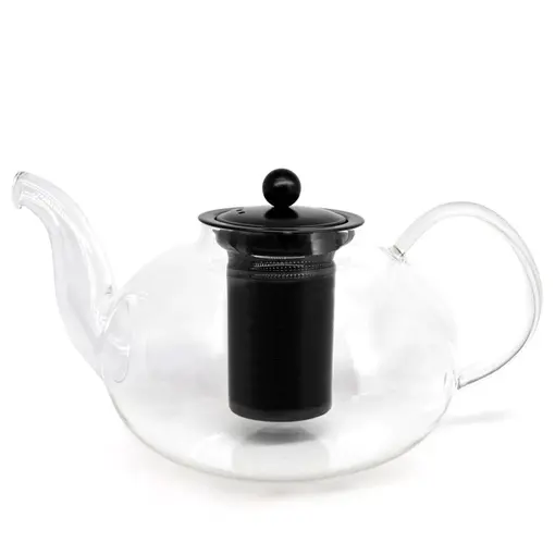 Ch'a Tea CH'A Tea Borosilicate Glass Teapot with Infuser, 1.5L