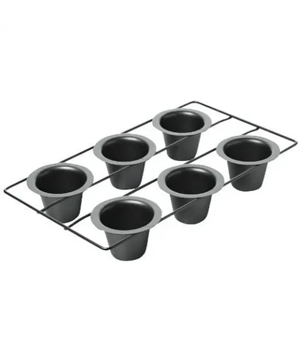 Chicago Metallic 6 cup Popover Pan