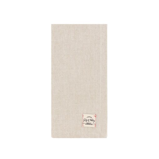 Harman Serviette de table tissé "Bistro" beige/gris, ens/4 de Harman