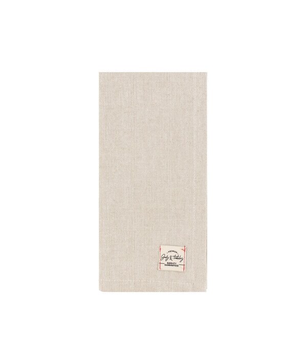 Harman Harman Bistro Series Napkin, Set Of 4 in Tan/Grey