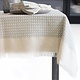 Harman Bistro Series Waffle Fringe Table Cloth 60 X 90 Grey