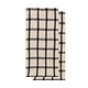 Serviette de cuisine à carreaux noir/beige, ens/2