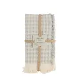 Harman Serviette de table tissée gris pâle, ens/4 de Harman