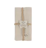 Harman Harman Bistro Series Napkin, Set Of 4 in Tan/Grey