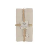 Harman Harman Bistro Series Napkin, Set Of 4 in Tan/Grey