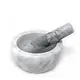 Natural Living Marble Mortar & Pestle Set