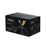 Krosno Verres à martini "Harmony" 245ml, Ens/6 de Krosno