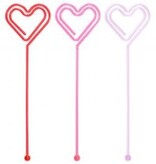 Vincent Sélection Vincent Sélection Pink/Red Heart Cupcake Topper