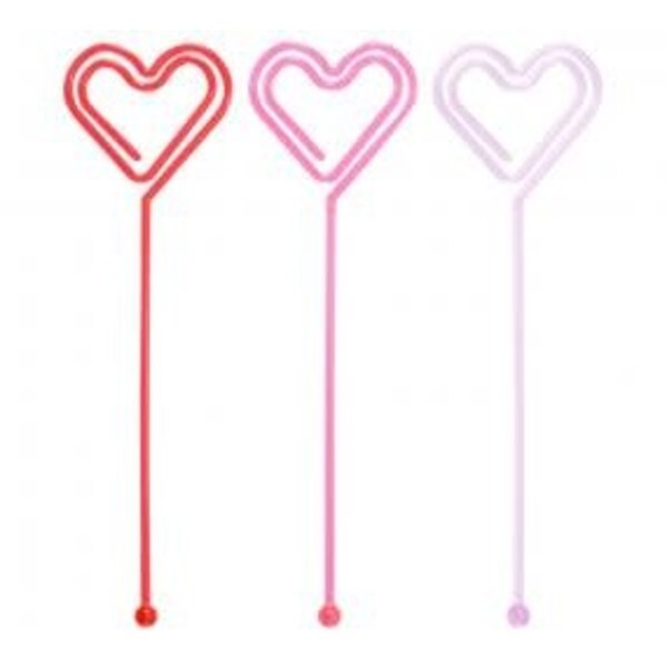 Vincent Sélection Pink/Red Heart Cupcake Topper
