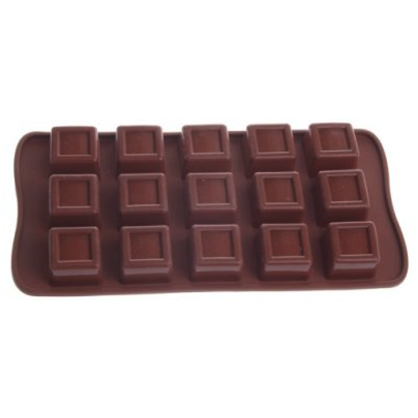 Moule à chocolat en silicone en forme carré de La Pâtisserie