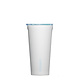 Corkcicle Insulated Tumbler, Ceramic White/Powder Blue 16 oz