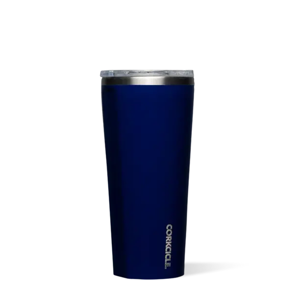 Corkcicle Classic Insulated Drink Tumbler, Gloss Midnight 24oz
