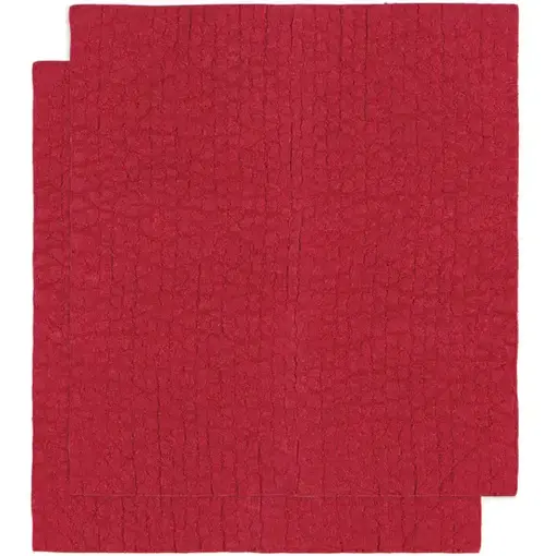 Danica Heirloom Carré éponge rouge carmine, ens/2 de Danica Ecologie