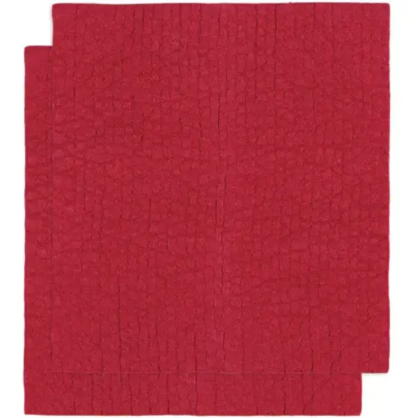 Carré éponge rouge carmine, ens/2 de Danica Ecologie