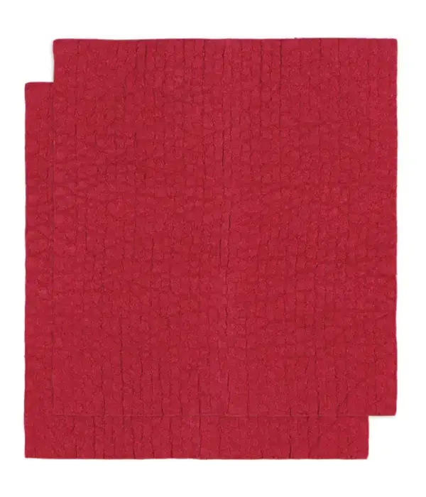 Danica Heirloom Carré éponge rouge carmine, ens/2 de Danica Ecologie