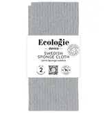 Danica Ecologie London Gray Swedish Dishcloths, Set of 2