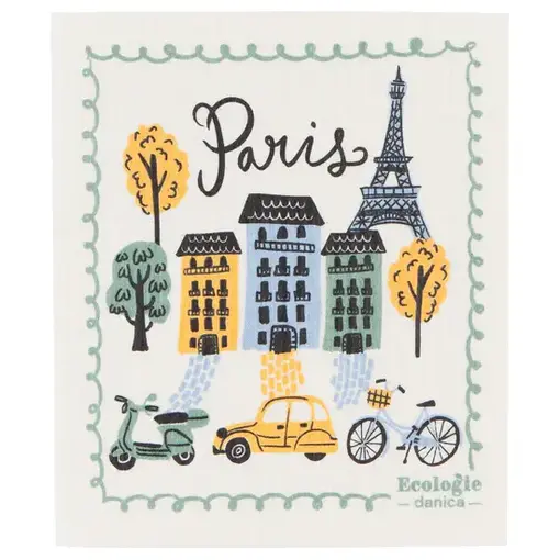 Danica Ecologie "Meet Me In Paris" Swedish Dishcloths