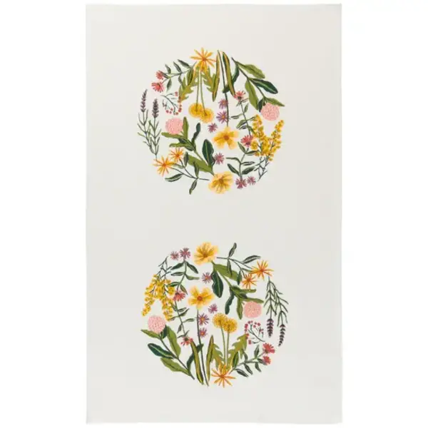 Now Designs "Bees & Blooms" Terry Dishtowel