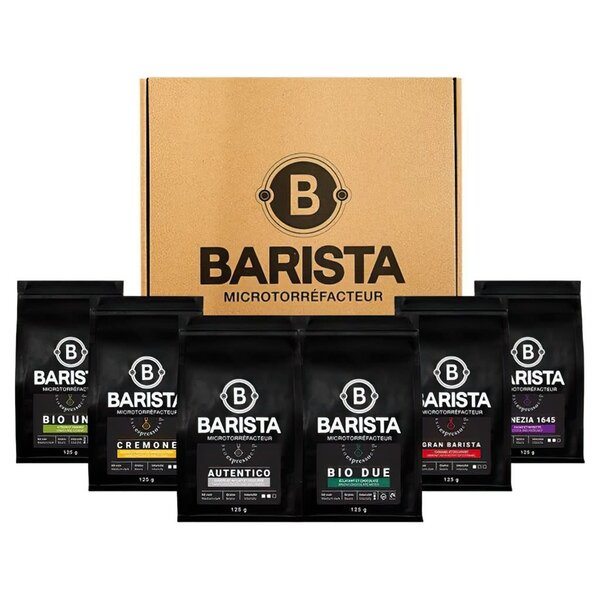 Boite découverte Espresso 6 x 125g de Barista