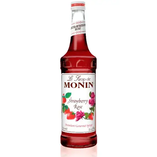 Monin Monin 750ml Strawberry & Rose Syrup
