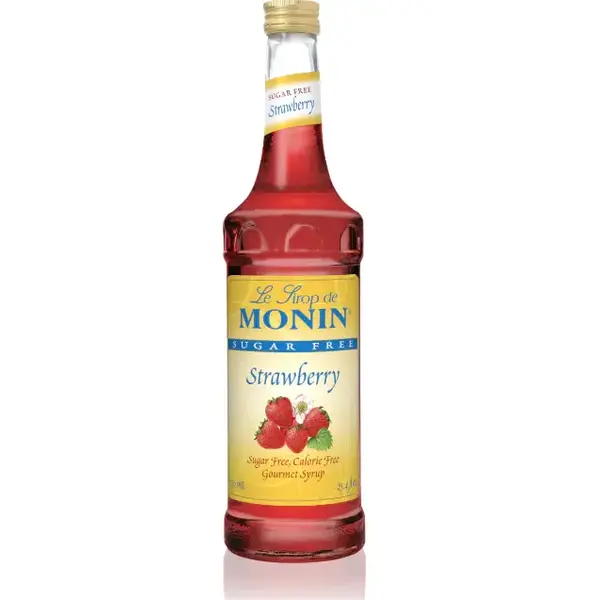 Monin 750ml Sugar-Free Strawberry Syrup