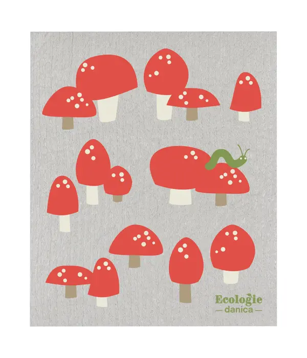 Danica Heirloom Essuie-tout réutilisable "Champignons" de Danica Écologie