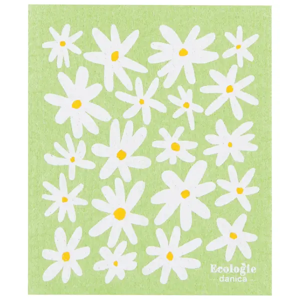 Essuie-tout réutilisable "Marguerites" de Danica Écologie