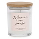 Candle 'Maman en pause' Water Lily