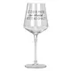 Verre à vin "Ce qui se passe au chalet reste au chalet"