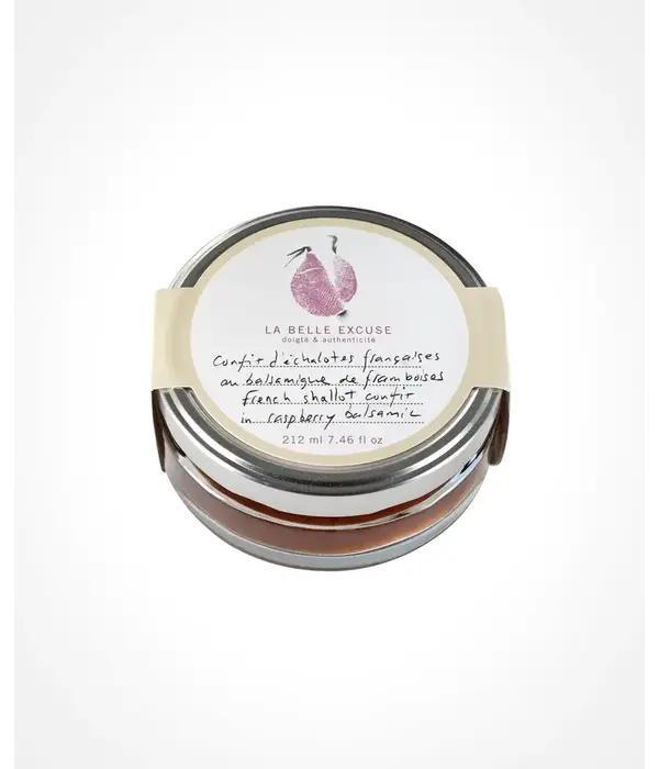 La Belle Excuse La Belle Excuse French Shallot Confit in Raspberry Balsamic, 212ml