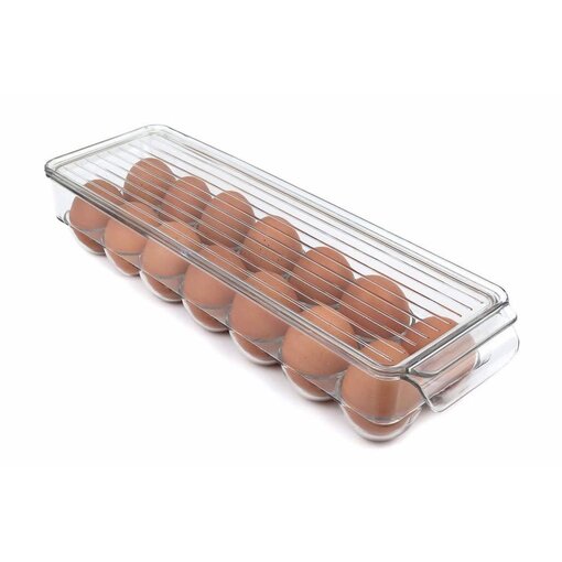 Egg organizer for refrigerator 37x11x7.5cm
