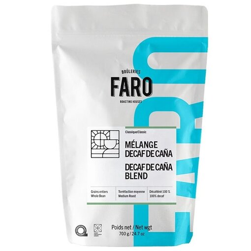 Faro Café en grains décaf "Mélange de Caña" 700g de la Brûlerie Faro