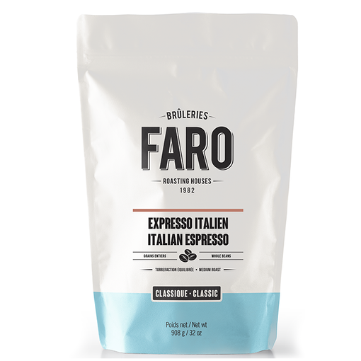 Faro Café en grains "Mélange Italien" 908g de la Brûlerie Faro