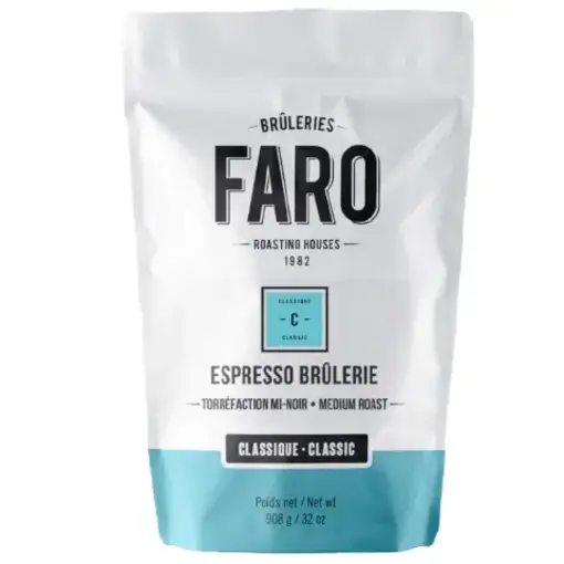 Faro Café en grains "Espresso Dolce" 908g de la Brûlerie Faro