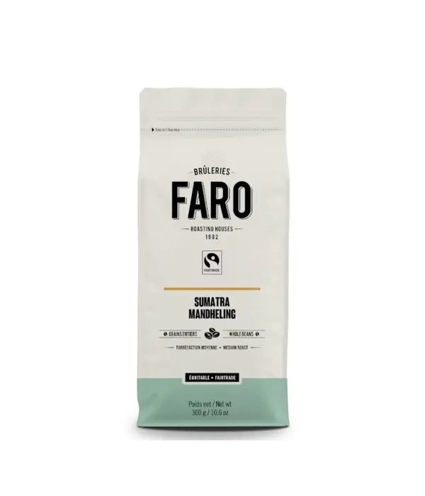 Faro Café en grains "Sumatra Mandheling" 300g de la Brûlerie Faro