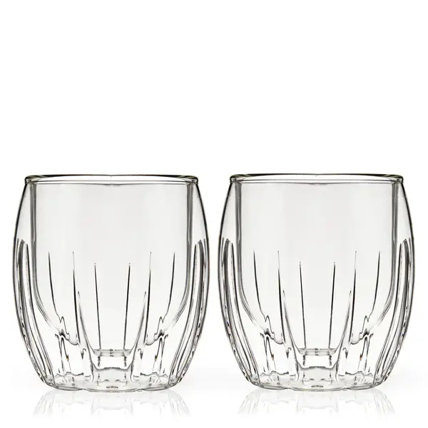 Viski Double-Wall Whisky Glasses 251ml, set of 2